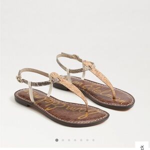 Sam Edelman gigi tan leather Sandals